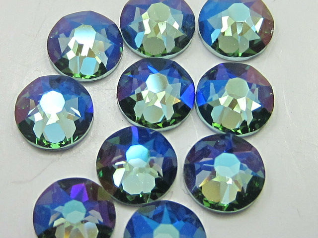 20ss AQUAMARINE VERDE FLAT BACK European Rhinestones 72pcs
