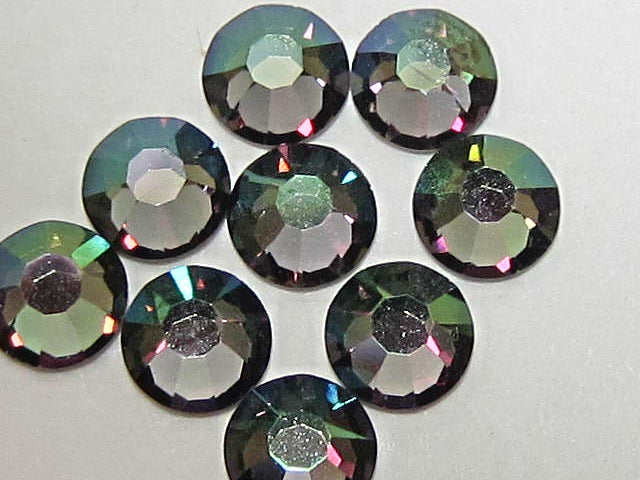 20ss BLACK DIAMOND IRIS MIST (maxima) FLATBACK PRECIOSA Rhinestones 72pcs