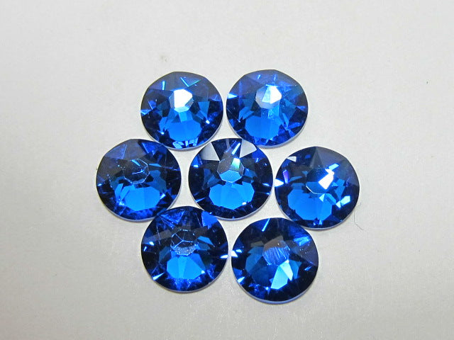 9ss CAPRI BLUE FLAT BACK European Rhinestones 1gr