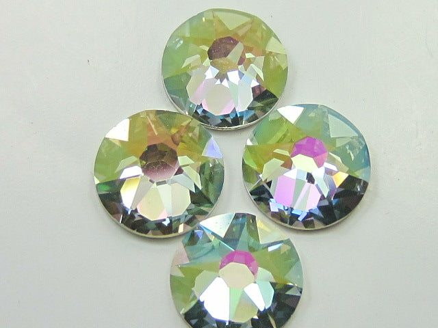 7ss CRYSTAL CELADON FLAT BACK European Rhinestones 1gr.