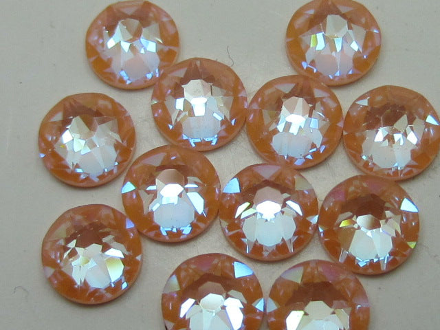 20ss CRYSTAL PEACH DeLITE FLAT BACK FLAT BACK European Rhinestones 72pcs
