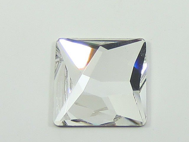 6 pcs. 10mm SQUARE ASYMMETRIC CRYSTAL FLATBACK European Rhinestones