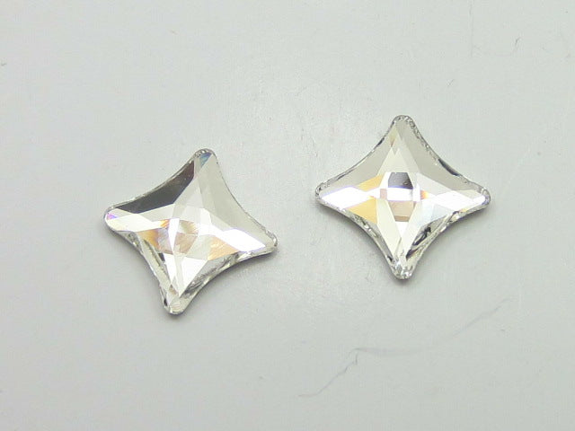 6 Pcs. 8mm CRYSTAL STARLET FLAT BACK European Rhinestones