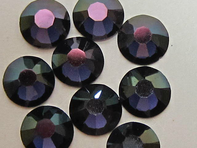 20ss DARK INDIGO IRIS MIST (maxima) FLAT BACK PRECIOSA Rhinestones 72pcs