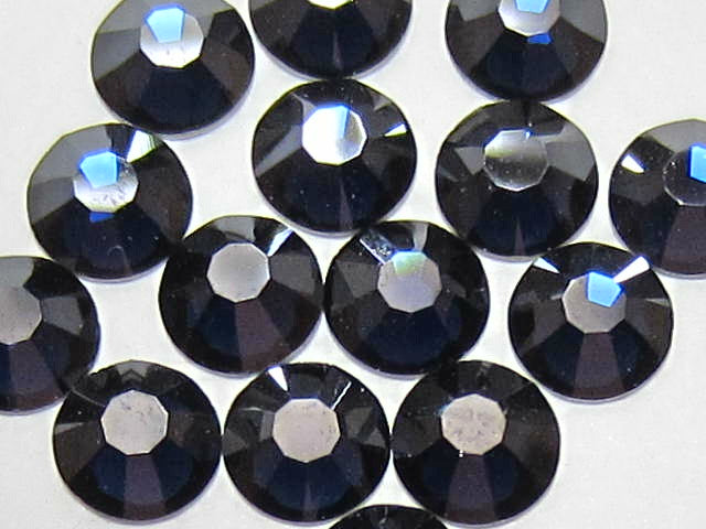 20ss DARK INDIGO MYSTIQUE (maxima) FLAT BACK PRECIOSA Rhinestones 72pcs