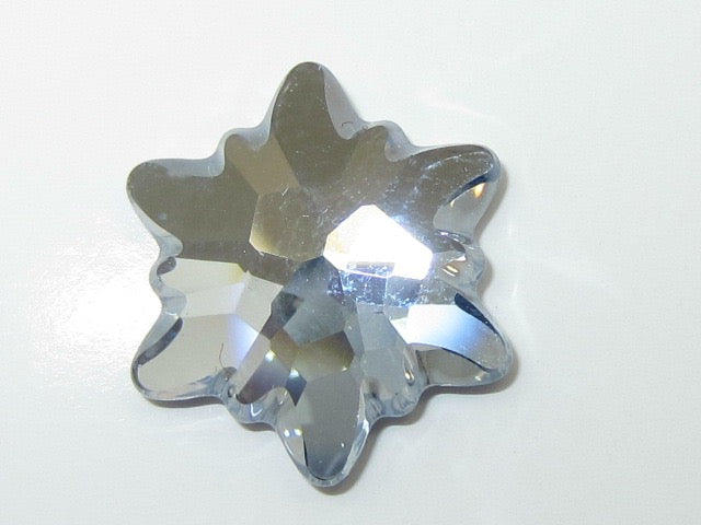 4 pcs. 14mm EDELWEISS BLUE SHADE FLAT BACK FLATBACK European Rhinestones