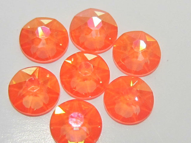 20ss ELECTRIC ORANGE IGNITE LEMON FLAT BACK BRILLIANCE Rhinestones. 72pcs