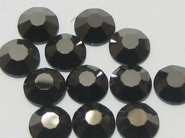 20ss JET SILVER FLARE (maxima) FLATBACK PRECIOSA Rhinestones 72pcs.