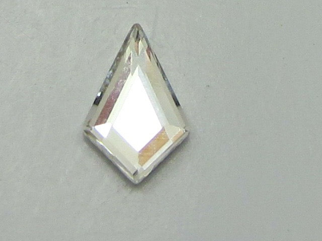 24 Pcs. 6.4x4.2mm KITE SHAPE CRYSTAL FLAT BACK European Rhinestones