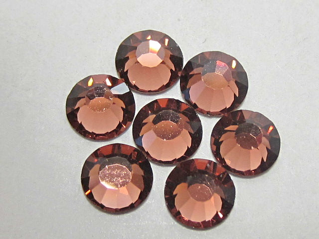 5ss LT. BURGUNDY (viva) FLATBACK PRECIOSA Rhinestones 1gr.