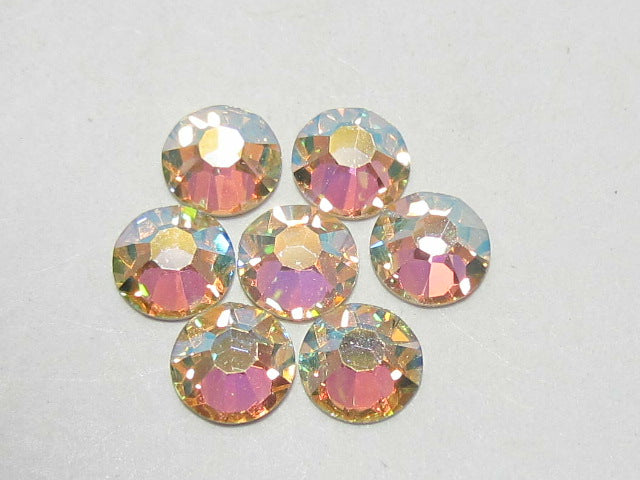 20ss LT. GOLD QUARTZ AB (maxima) FLAT BACK PRECIOSA Rhinestones 72pcs