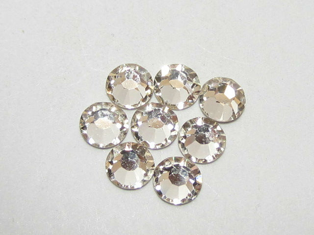 16ss LT. GOLD QUARTZ (viva) PRECIOSA FLAT BACK Rhinestones 1gr