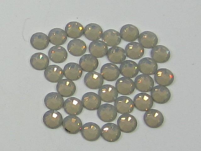9ss LT. GRAY OPAL FLAT BACK European Rhinestones 1gr