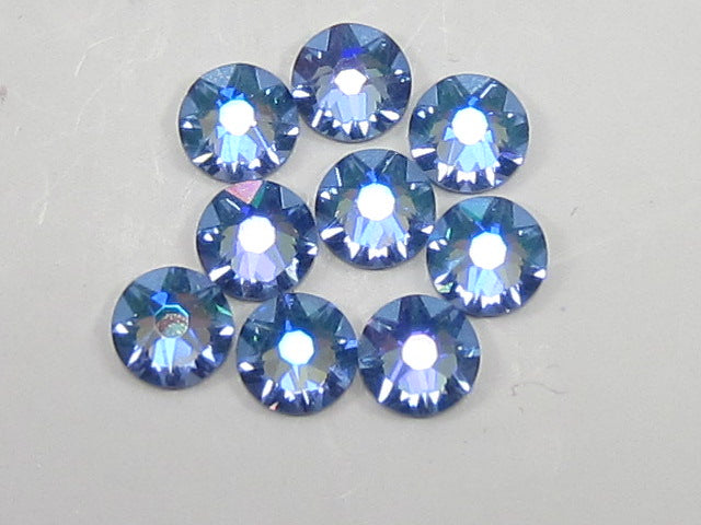 5ss LT. SAPPHIRE GLACIER BLUE FLAT BACK BRILLIANCE Rhinestones 1gr.