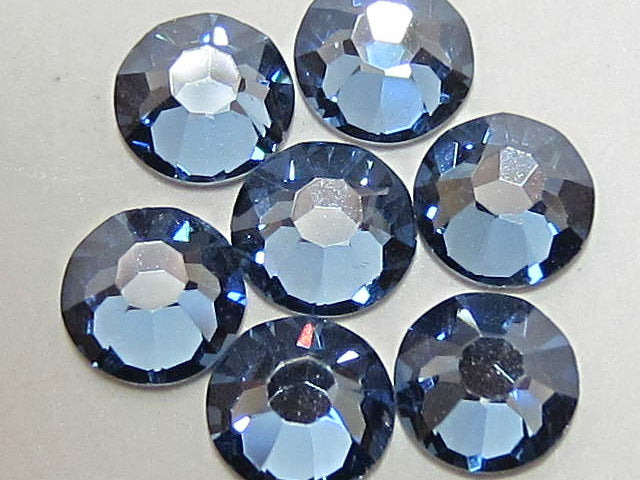 20ss LT. SAPPHIRE MYSTIQUE (maxima) FLAT BACK PRECIOSA Rhinestones 72pcs