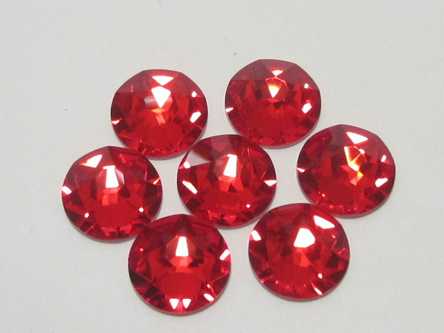 16ss LT. SIAM FLAT BACK STAR BRIGHT Rhinestones 1gr