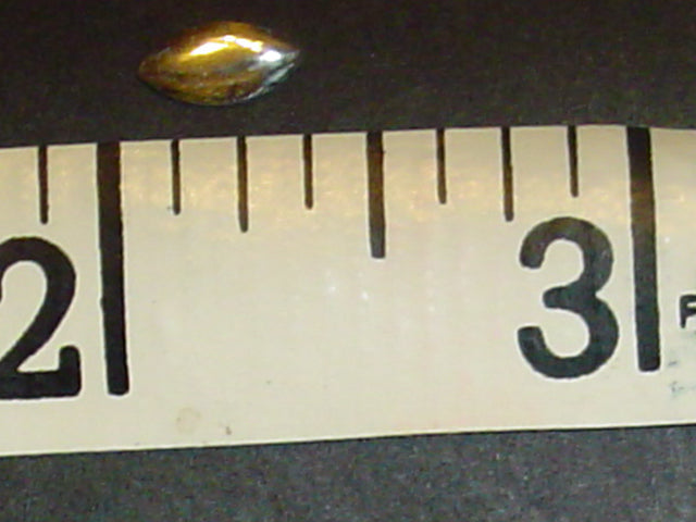 NAILHEAD4X8mm SILVER OVAL HOTFIX. 1gr.