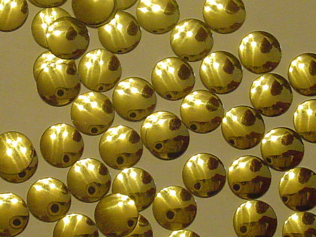 NAILHEAD 4mm GOLD ROUND HOTFIX. 1gr.