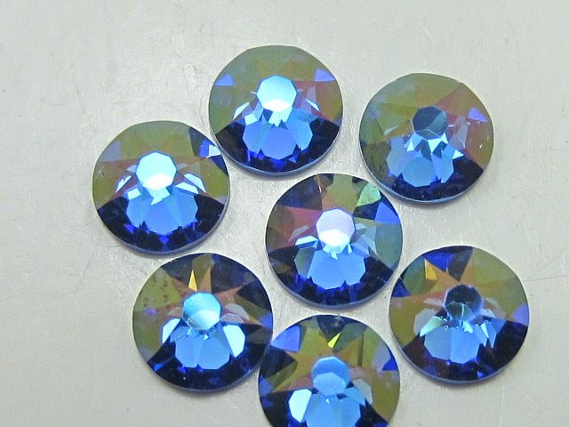 20ss SAPPHIRE CELADON (maxima) FLAT BACK PRECIOSA Rhinestones 72pcs