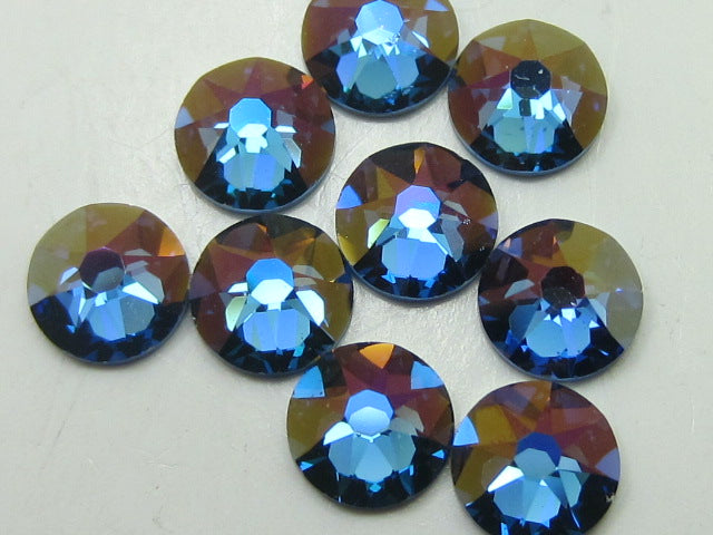20ss SAPPHIRE LEMON FLAT BACK European Rhinestones 72pcs.