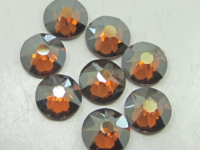 20ss SMOKED TOPAZ CHAMPAGNE FLAT BACK European Rhinestones 72pcs