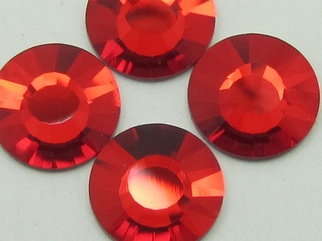 20ss LT. SIAM THIN FLAT BACK European Rhinestones 72pcs