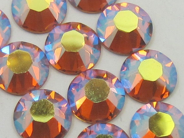 30ss TOPAZ AB (maxima) FLAT BACK PRECIOSA Rhinestones 18pcs