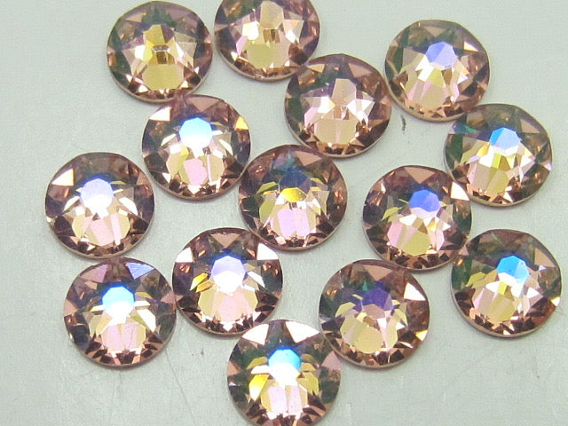 20ss VINTAGE ROSE GLACIER BLUE FLAT BACK European Rhinestones 72pcs