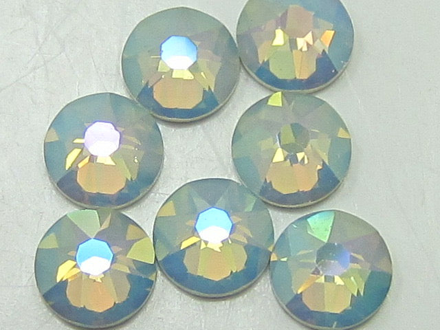 20ss WHITE OPAL CELADON (maxima) FLAT BACK PRECIOSA Rhinestones 72pcs