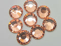 30ss APRICOT (viva) FLAT BACK PRECIOSA Rhinestones 18pcs