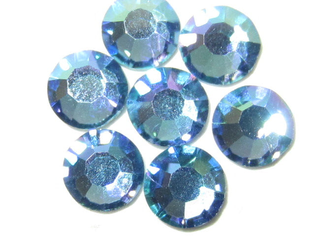 20ss AQUA BOHEMICA IRIS MIST (maxima) FLAT BACK PRECIOSA Rhinestones 72pcs