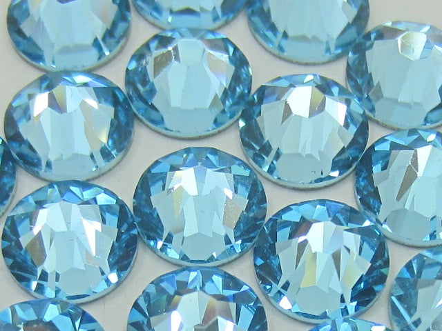 6ss AQUAMARINE HOTFIX European Rhinestones 1gr.