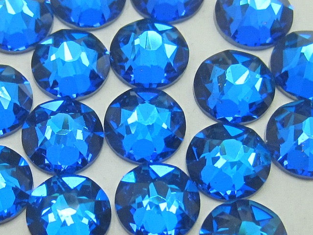 5ss BERMUDA BLUE FLAT BACK European Rhinestones 1gr.