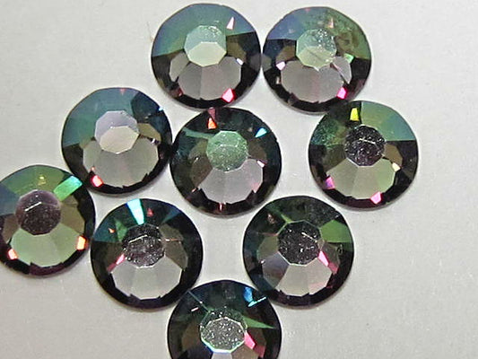 20ss BLACK DIAMOND IRIS MIST (maxima)  FLATBACK PRECIOSA Rhinestones 72pcs