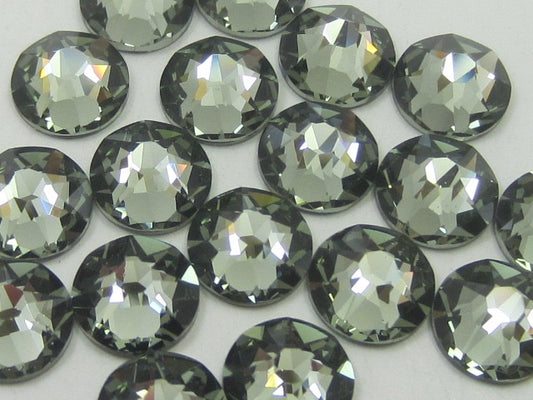 16ss BLACK DIAMOND (maxima) HOT FIX PRECIOSA Rhinestones 1gr.