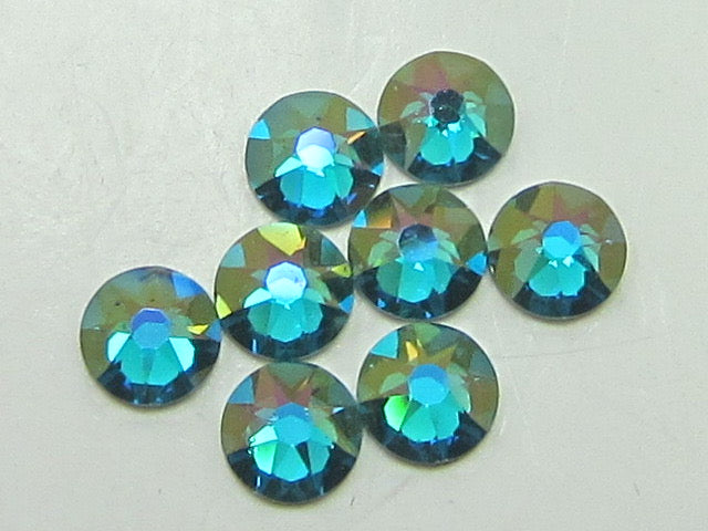 20ss BLUE ZIRCON CELADON (maxima) FLAT BACK PRECIOSA Rhinestones 72pcs