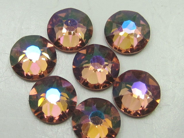 5ss BLUSH ROSE GLACIER BLUE FLATBACK European Rhinestones 1gr.