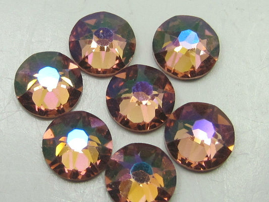 5ss BLUSH ROSE GLACIER BLUE FLATBACK European Rhinestones 1gr.