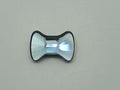 12 Pcs. 6X4.5mm BOW TIE DENIM BLUE  FLAT BACK European Rhinestones