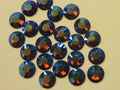 20ss BURGUNDY AB (viva) FLAT BACK PRECIOSA Rhinestones 72pcs