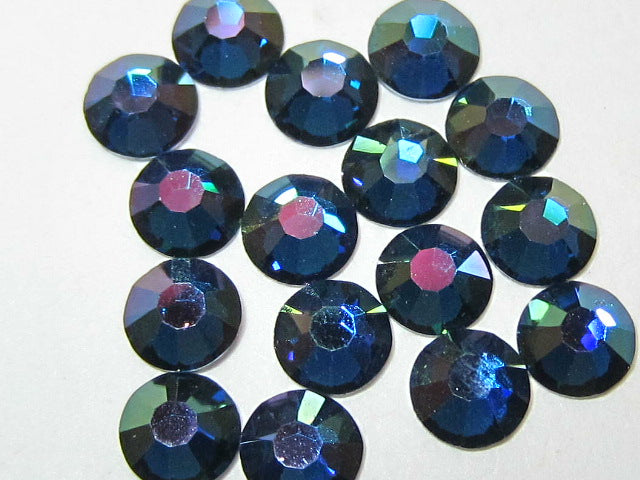 20ss CAPRI BLUE IRIS MIST (maxima)  FLAT BACK PRECIOSA Rhinestones 72pcs