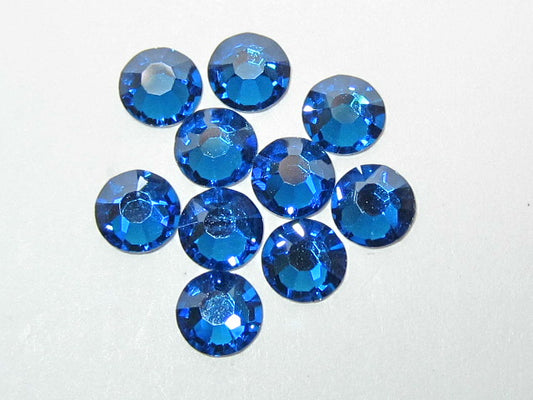 20ss CAPRI BLUE MYSTIQUE (maxima)  FLAT BACK PRECIOSA Rhinestones 72pcs
