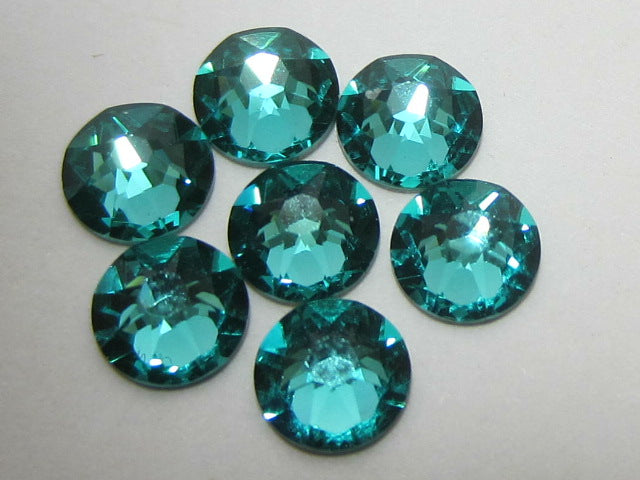 20ss CARIBBEAN GREEN FLATBACK STAR BRIGHT Rhinestones 72pcs.