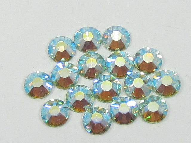 5ss CHRYSOLITE AB (viva) FLAT BACK PRECIOSA Rhinestones 1gr.