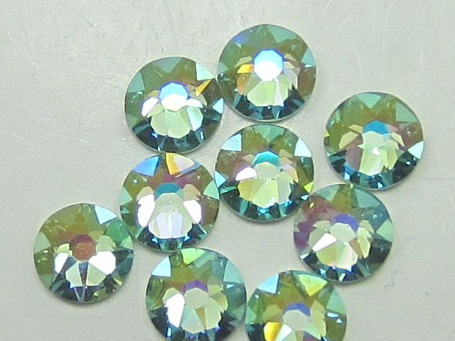 20ss CHRYSOLITE CELADON FLAT BACK European Rhinestones 72pcs