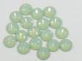 30ss CHRYSOLITE OPAL FLAT BACK European Rhinestones 18pcs.