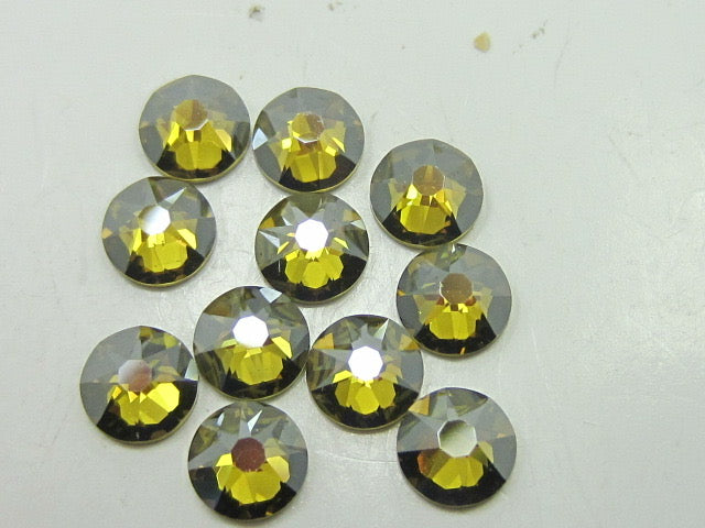 5ss CITRINE LUSTER-D FLAT BACK European Rhinestones 1gr.