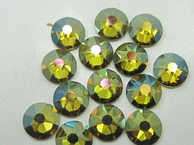 20ss CITRINE STARLIGHT FLAT BACK European Rhinestones 72pcs