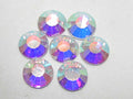 12ss CRYSTAL  AB FLAT BACK AURORA  Rhinestones 1gr