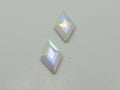 24 Pcs. 5x3mm DIAMOND SHAPE CRYSTAL AB STAR BRIGHT FLATBACK Rhinestones